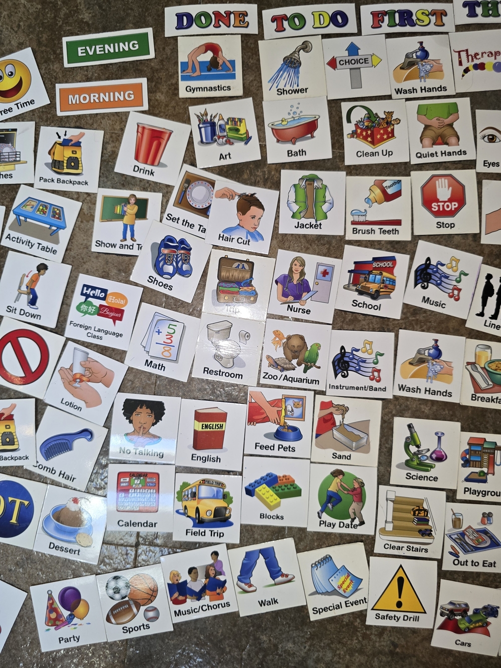 Visual Schedule Routine Cards for Kids Magnets not Complete - Picture 5 of 10